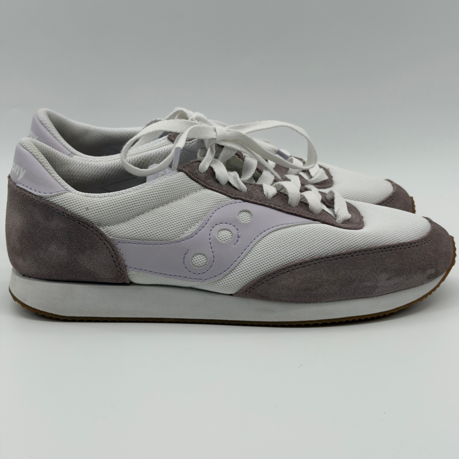 Saucony Jazz Original Sneakers Womens Size 9.5 White Lace Up Athletic Shoes